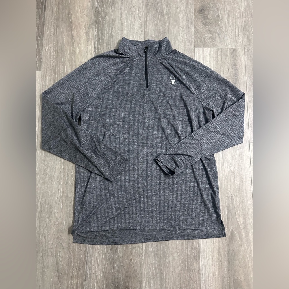 Spyder Charcoal Quarter-Zip Pullover